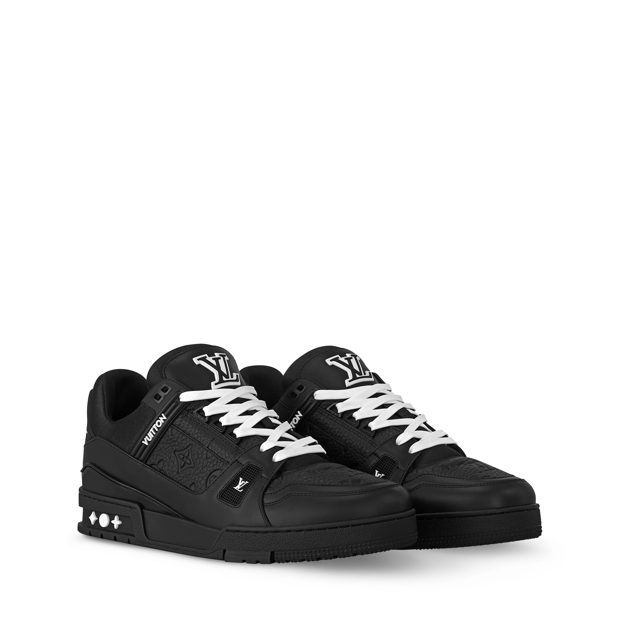 Tenis Louis Vuitton Trainer Negros