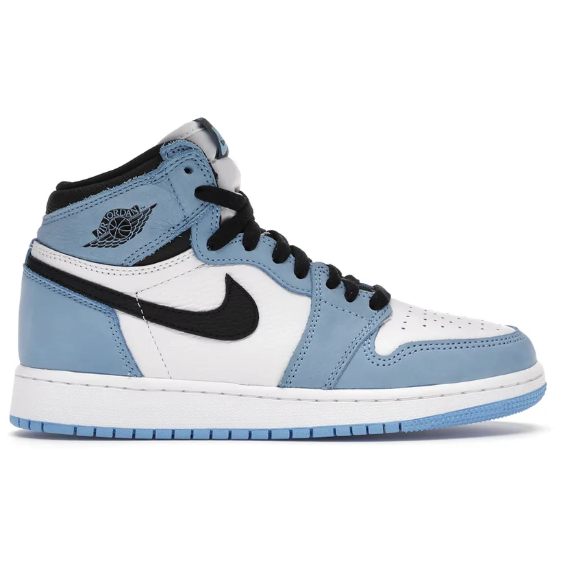 Tenis nike jordan 1 azul/blanco