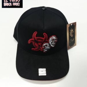 Caballero Gorra .B&C Contti Negra Ajustable