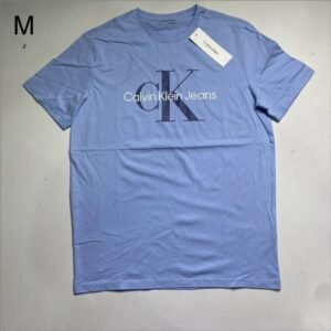 Caballero Playera .B&C Calvin Klein Azul M/MED. - Mediana
