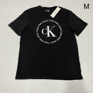 Caballero Playera .B&C Calvin Klein Negra M/MED. - Mediana