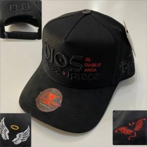 Caballero Gorra .B&C . Negra Ajustable